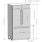 Fulgor Milano FM4FBM36IFBI 36 French Door Panel