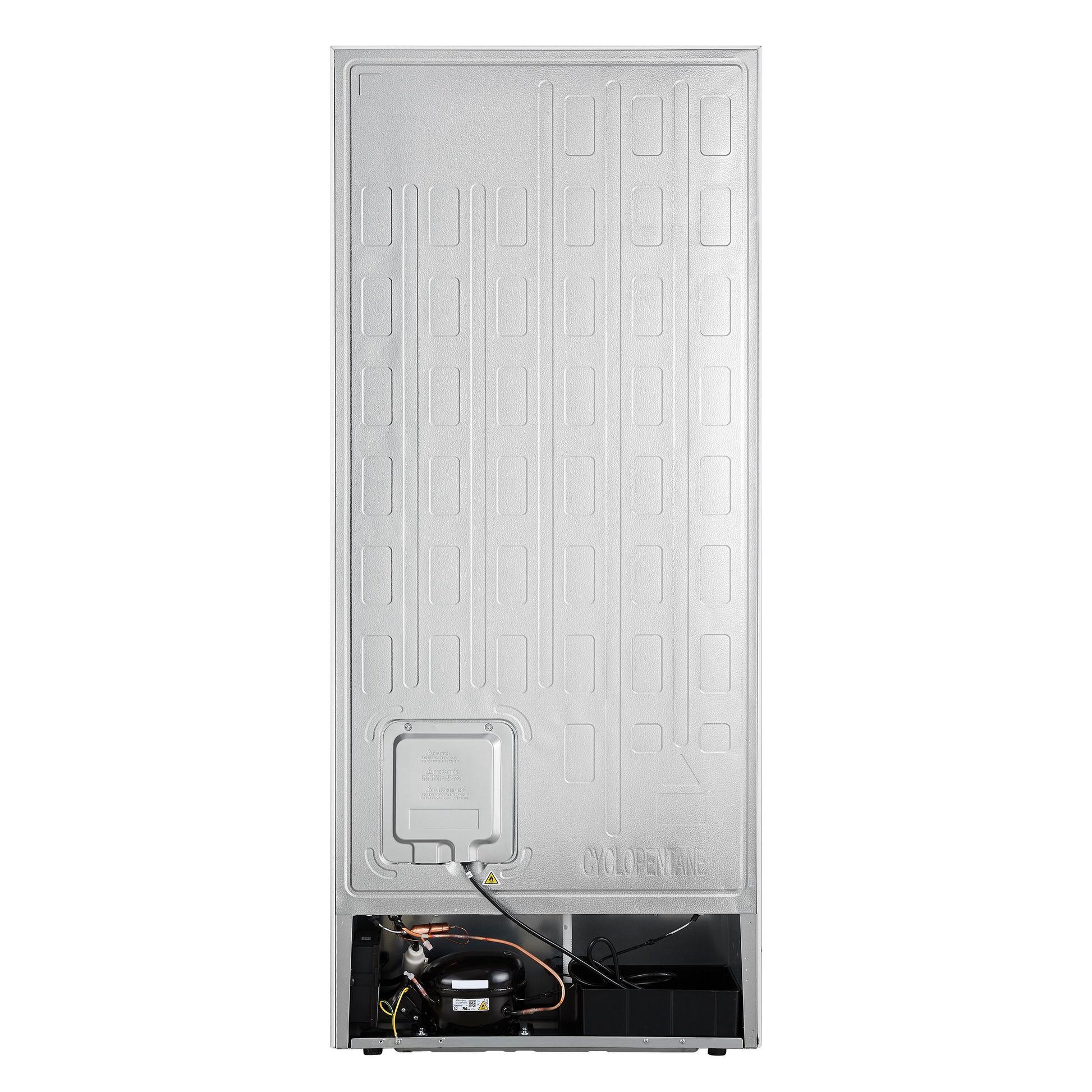 Forno FFFFD172228WHTLS Forno Maderno 28-Inch Convertible Upright Freezer/Refrigerator In White With Antique Brass Handle, 13.6 Cu.Ft., Left Swing