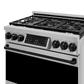 Thor Kitchen RSG36BLK 36 Inch Professional Gas Range With Tilt Panel Touch Control In Stainless Steel/Black Gordon Ramsay Series - Rsg36-Blk
