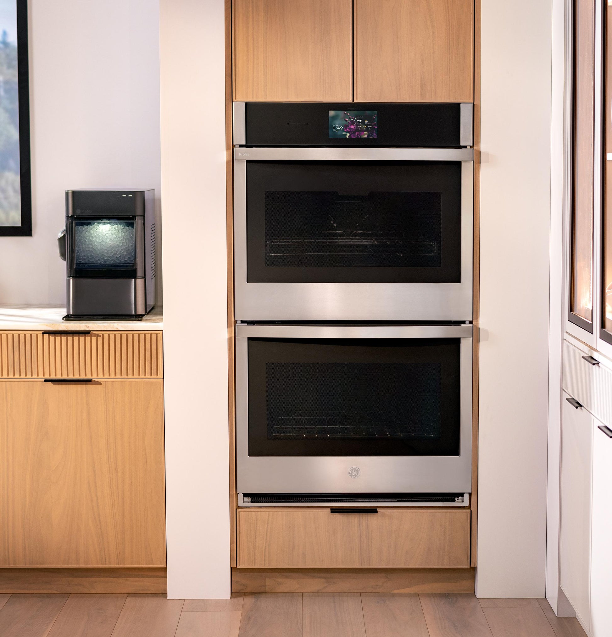 Ge Appliances PTD9000SZSS Ge Profile™ 30" Smart Built-In Convection Double Wall Oven With In-Oven Camera And No Preheat Air Fry