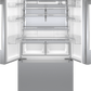 Bosch B36CT84ENS 800 Series, French Door Bottom Freezer, Multi Door, 36'', Brushed Steel (With Anti-Fingerprint), Total No Frost