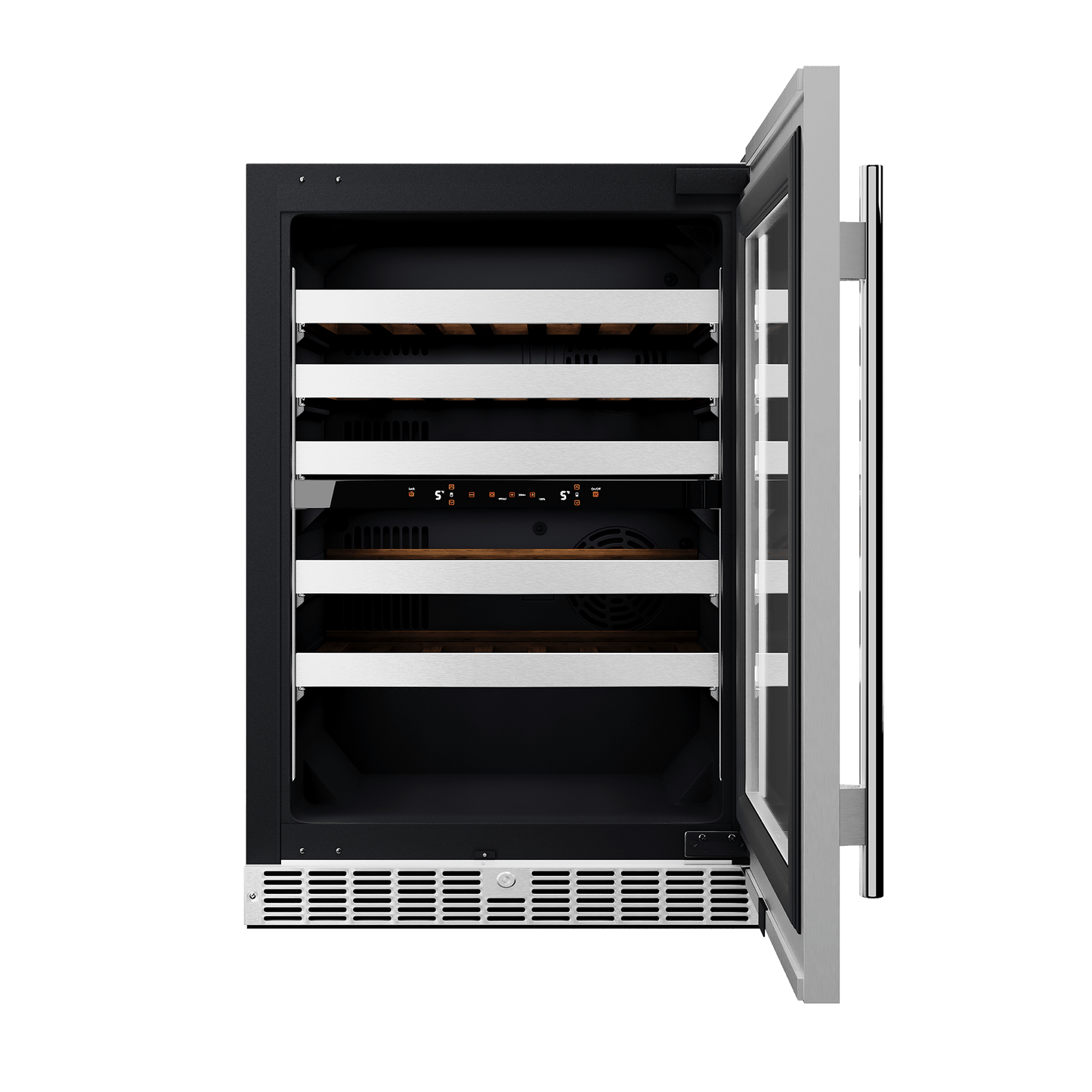 Element Appliance EWD24BES Cellara By Element 24 In., 46 Bottle Dual-Zone Wine Cooler - Stainless Steel