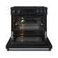 Thor Kitchen RSI36BBLU 36 Inch Professional Induction Range With Tilt Panel Touch Control In Black And Blue Gordon Ramsay Series