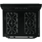 Element Appliance EGR34MCCB Element 5.2 Cu. Ft. 30 Gas Range - Black (Egr34Mccb)