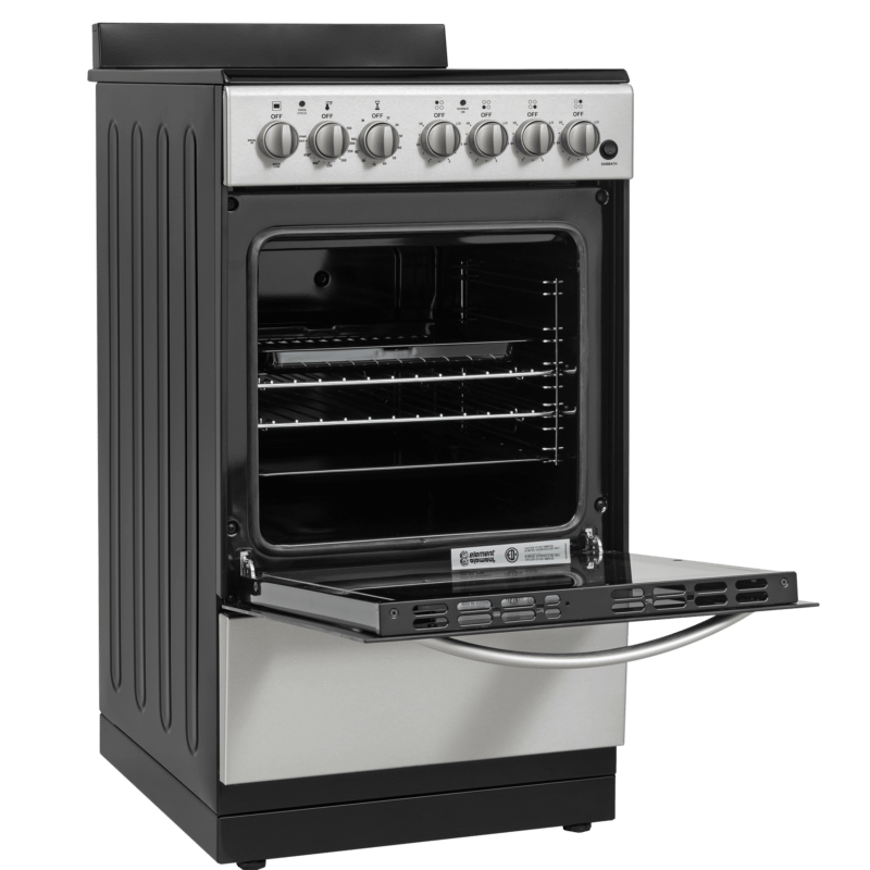 Element Appliance EER204MSCS Element 1.9 Cu. Ft. 20 Electric Range - Stainless Steel (Eer204Mscs)
