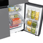 Samsung RF23DB9700QL Bespoke Counter Depth 4-Door Flex™ Refrigerator (23 Cu. Ft.) With Beverage Zone™ And Auto Open Door In Stainless Steel