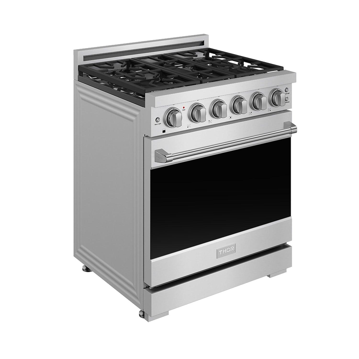 Thor Kitchen RSG30P 30 Inch Professional Gas With Precision Knob Control In Stainless Steel