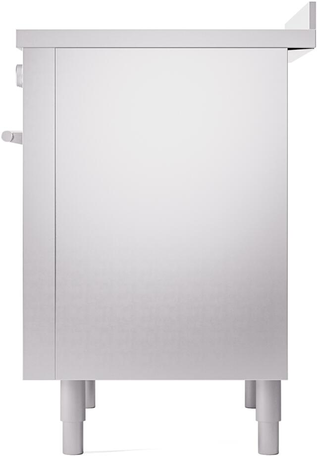 Ilve UPI366WMPSS Professional Plus Ii 36 Inch Electric Freestanding Range In Stainless Steel With Trim
