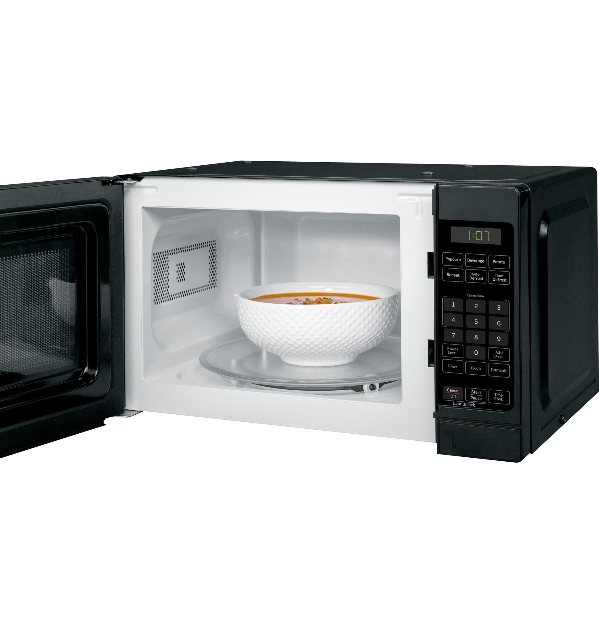 Ge Appliances GCHK07N1WBB Ge® 0.7 Cu. Ft. Spacemaker® Countertop Microwave Oven