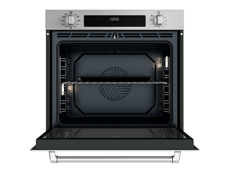 Bertazzoni FMAS30FSSKX 30" Single Convection Oven, Knobs+Led, Self Clean - Stainless Steel