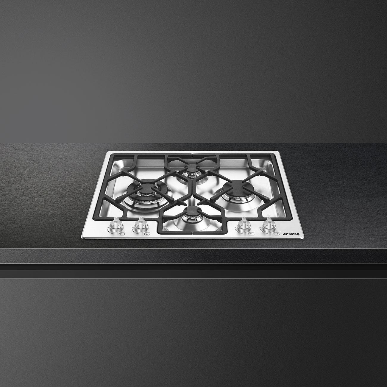 Smeg PGFU24X2 Cooktop Stainless Steel Pgfu24X2