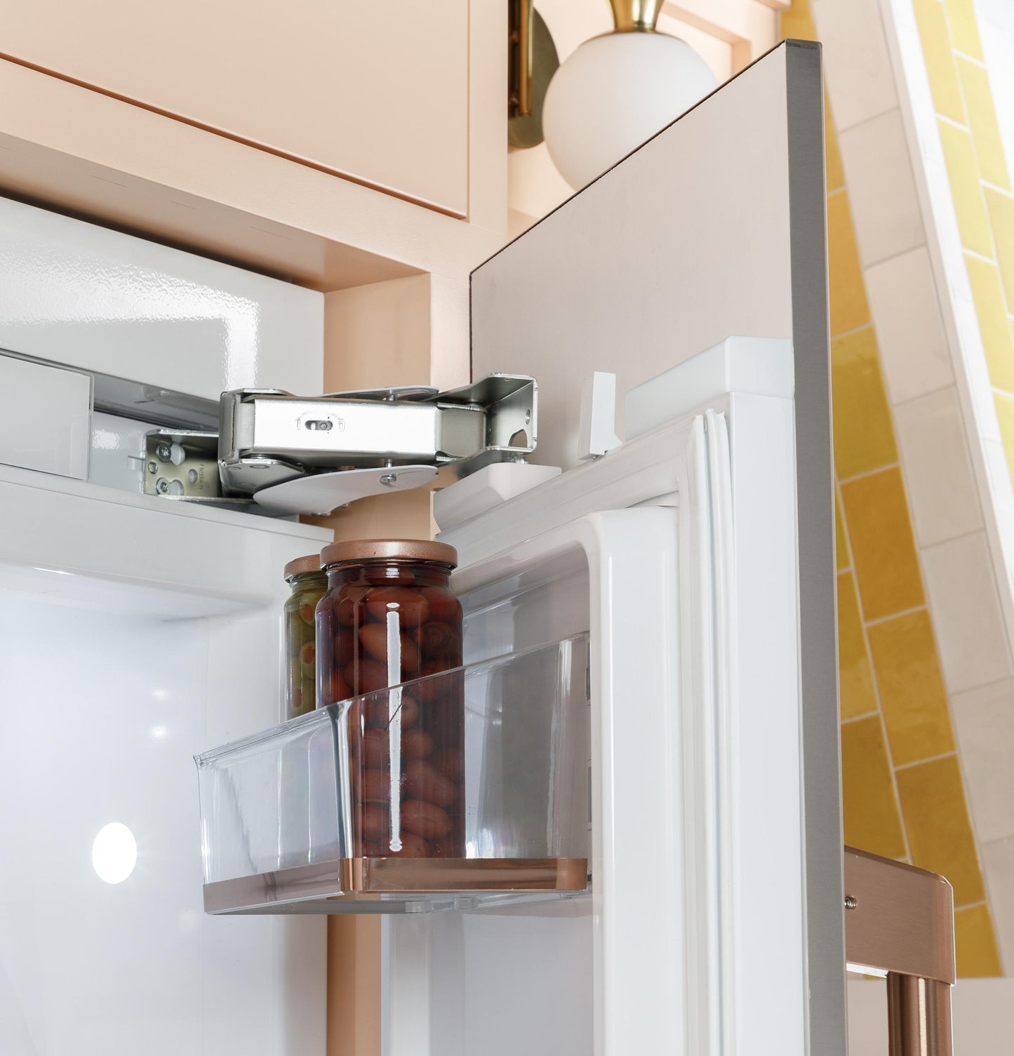 Cafe CIC36LK6ZII Cafe™ 36" Panel-Ready Integrated Bottom-Freezer Refrigerator - Left Swing