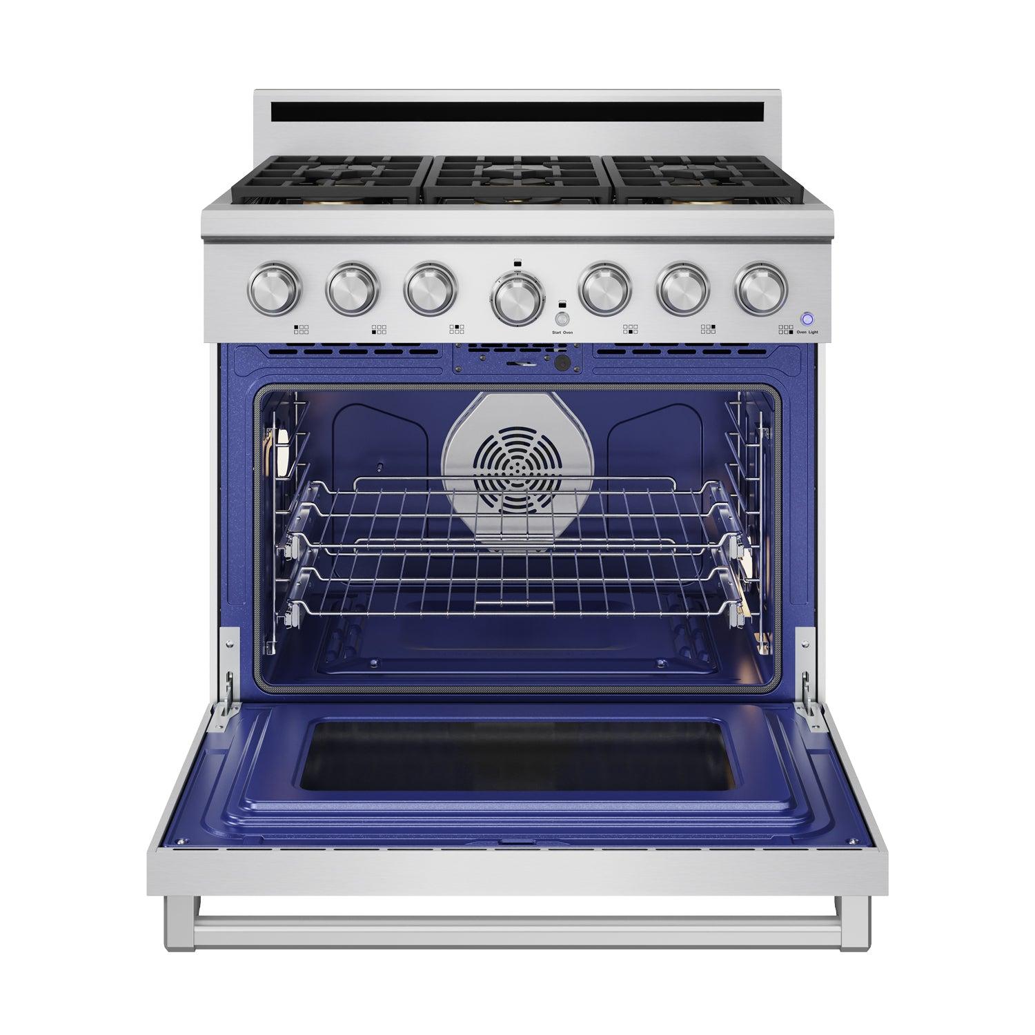 Thor Kitchen XRG36ELP 36 Inch X Series Premium Professional Liquid Propane Range