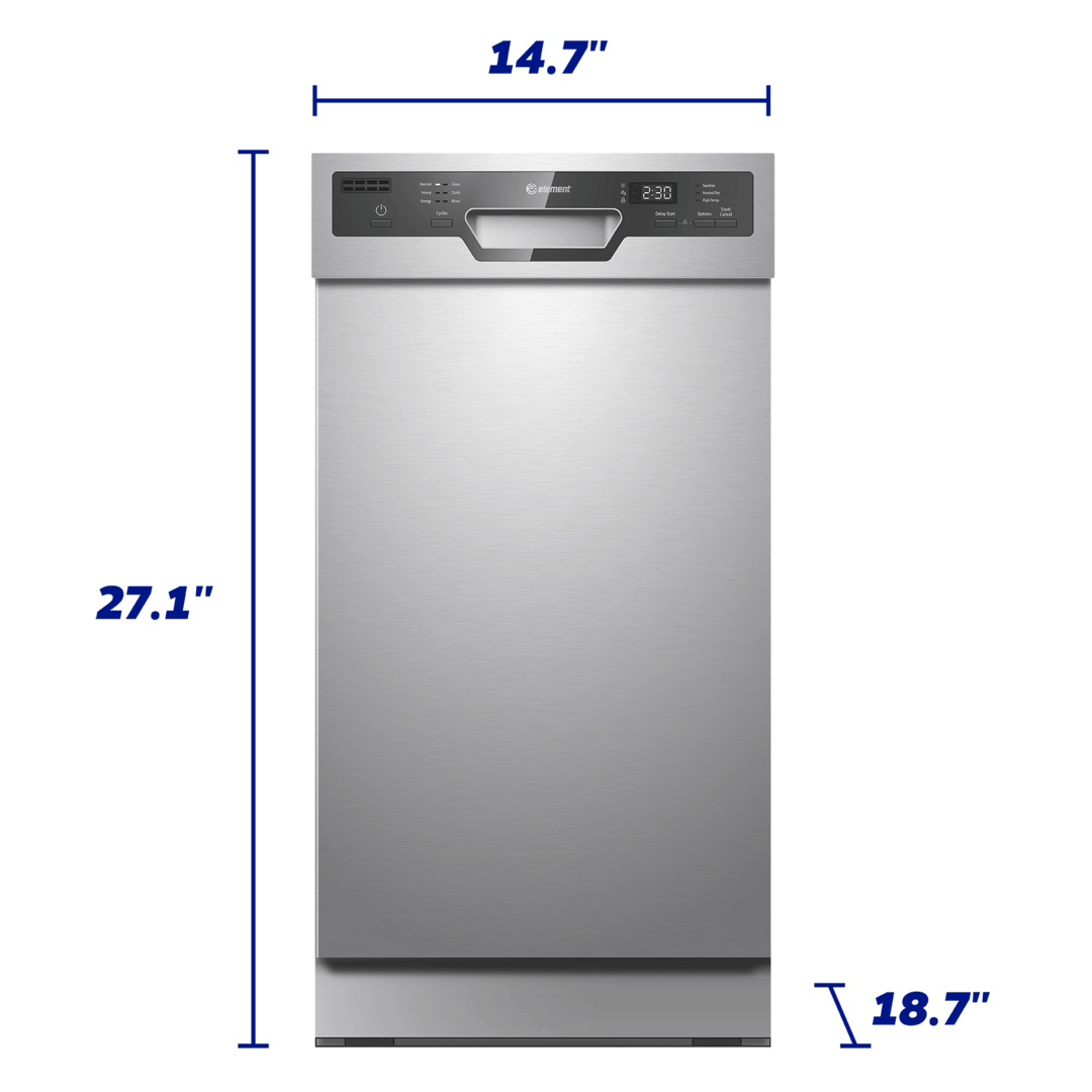 Element Appliance ENB6631PEBS Element 18" Front Control Built-In Dishwasher - Stainless Steel (Enb6631Pebs)