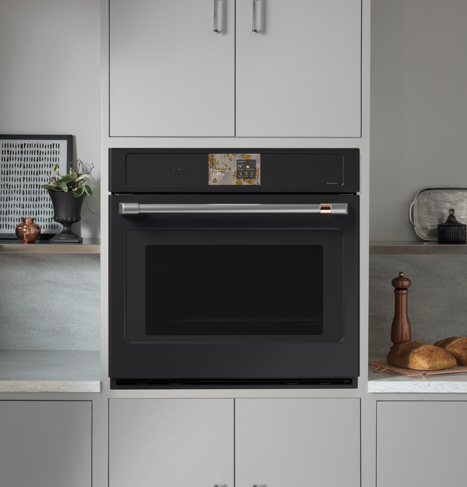 Cafe CTS90DP3ZD1 Café™ Professional Series 30" Smart Built-In Convection Single Wall Oven