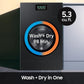 Samsung WD53DBA900HB 5.3 Cu. Ft. Bespoke Ai Laundry Ventless Heat Pump Dryer Combo™ All-In-One Ultra Capacity Washer With Ai Home In Brushed Black