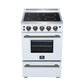 Forno FFSEL606924WHT Forno Loiano 24 Inch Freestanding Electric Range In White
