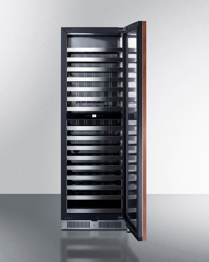 Summit SDHWC98PNRLHD 24" Wide Dual Zone Wine Cellar (Panel Not Included)