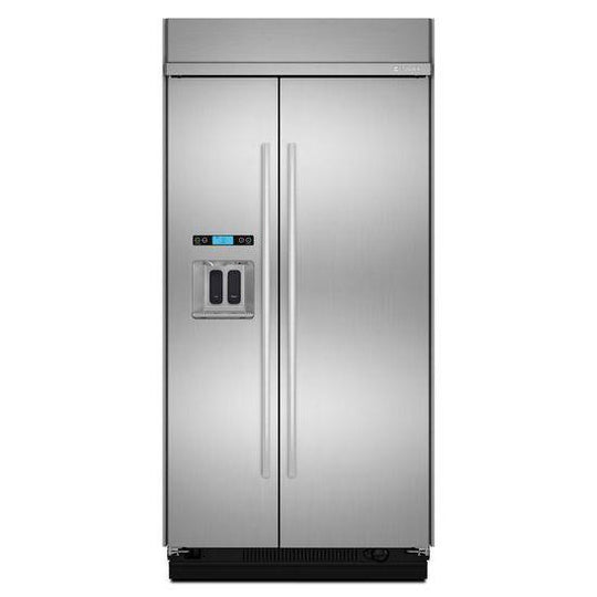 Jennair JS48SEDUDW Jenn-Air® Built-In Side-By-Side Refrigerator With Water Dispenser, 48" - Stainless Steel