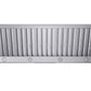 Forno FRHWM503060 Forno Palazzo 60-Inch Wall Mounted Range Hood, Stainless Steel, Heavy Duty Baffle Filters, Remote Control