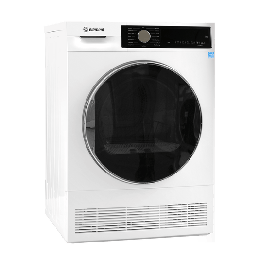 Element Appliance ECD4224EGW Element 4.0 Cu. Ft. Front Load Electric Dryer - White, Energy Star (Ecd4224Egw)