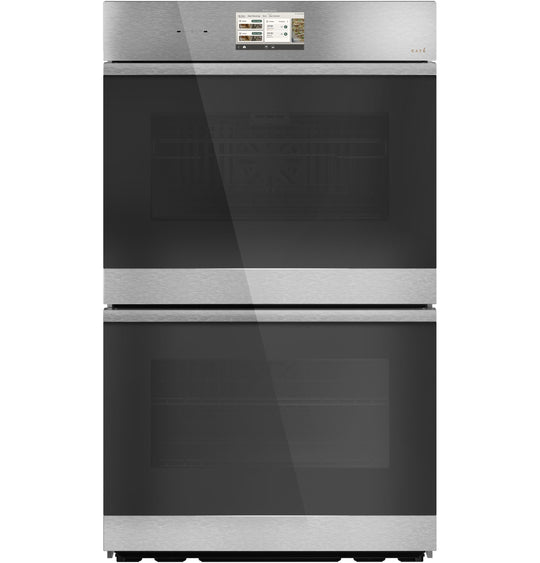 Cafe CTD90DM2ZS5 Café™ 30" Smart Built-In Convection Double Wall Oven In Platinum Glass