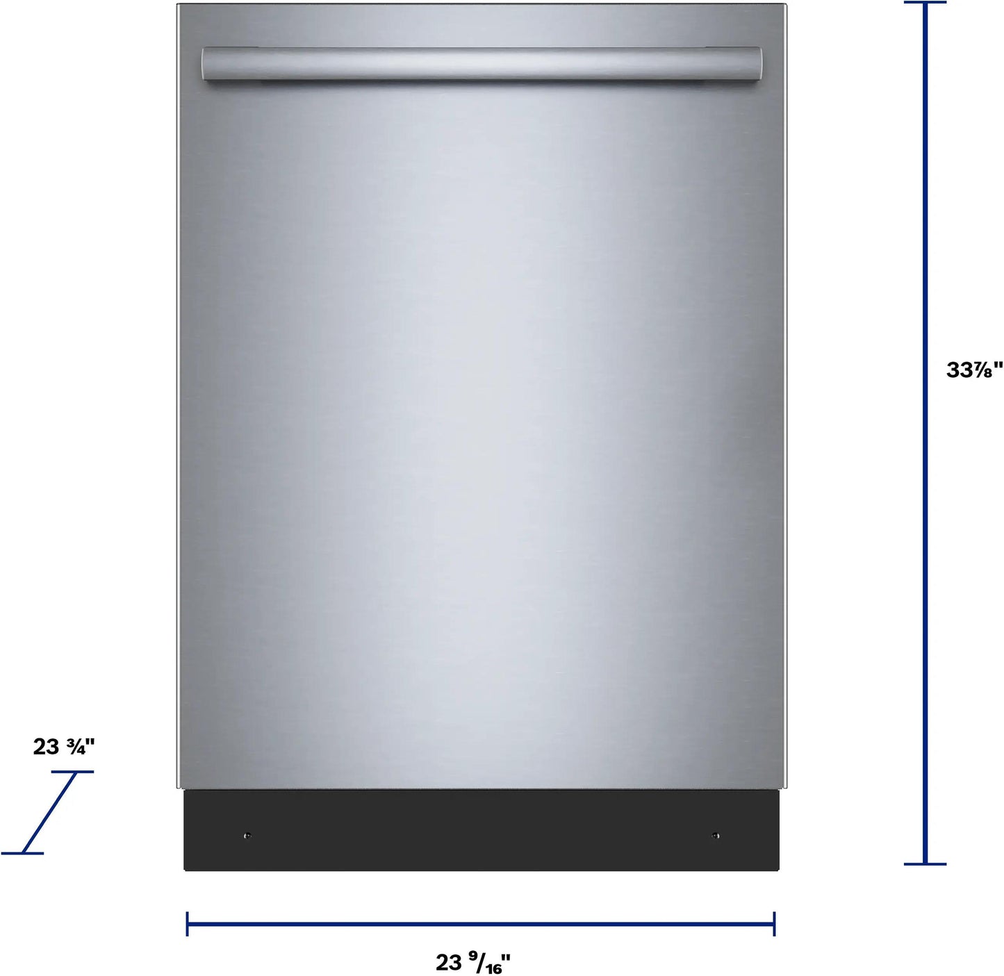 Bosch SHX65DM5N 500 Series, Built-Under Dishwasher, 24'', Brushed Steel Anti-Fingerprint