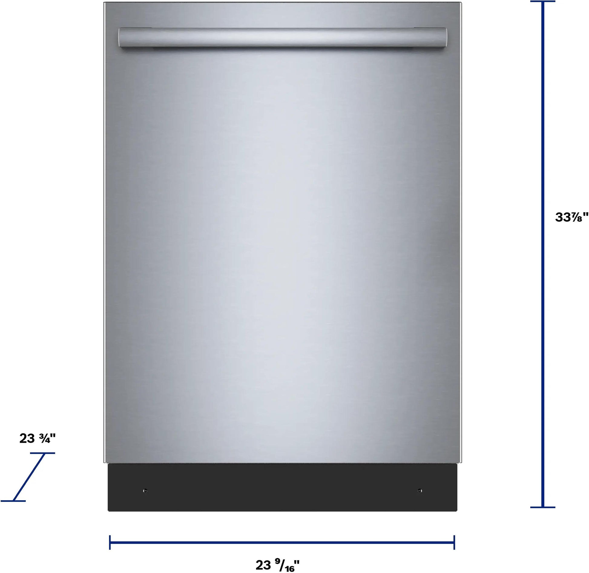 Bosch SHX65DM5N 500 Series, Built-Under Dishwasher, 24'', Brushed Steel Anti-Fingerprint