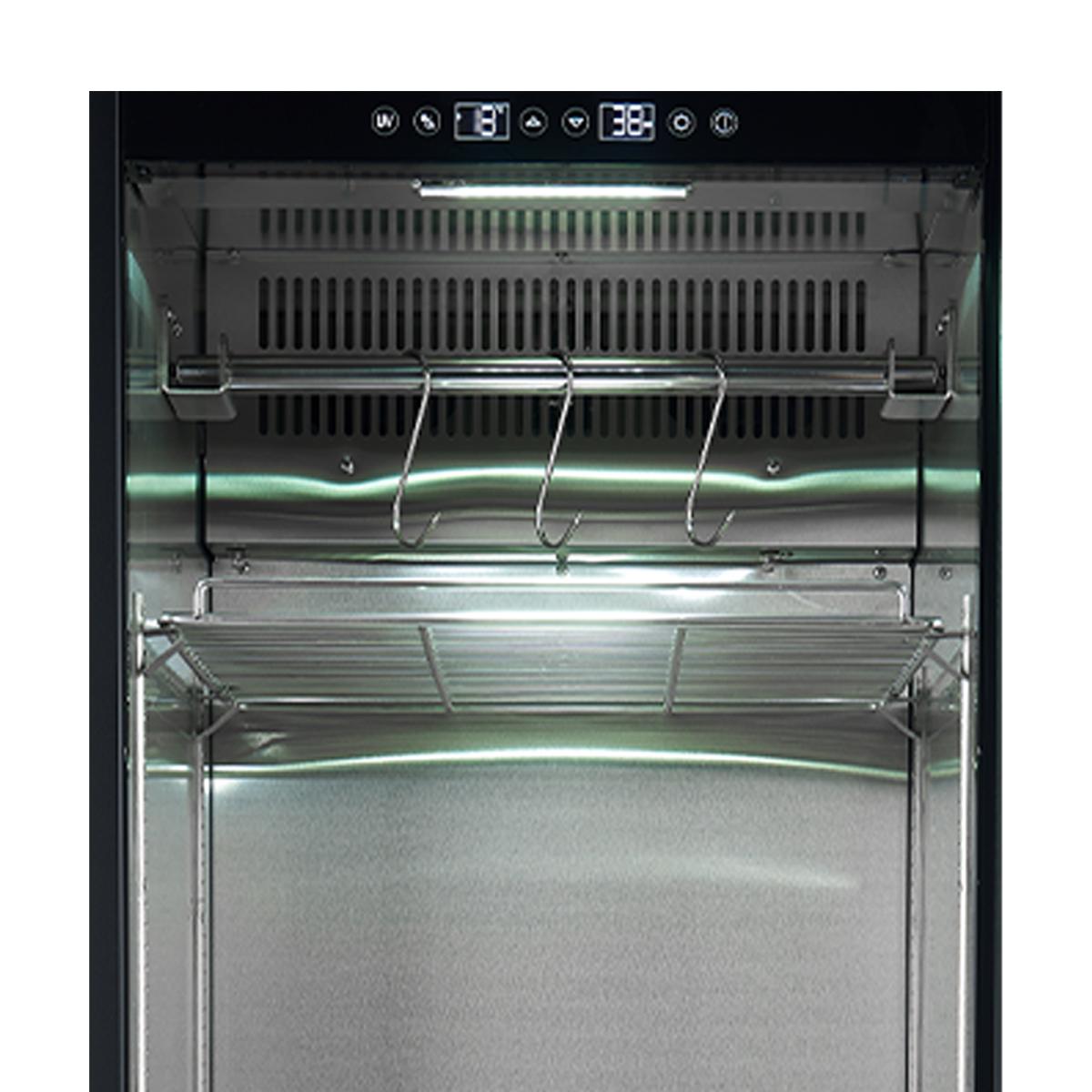 Forno FFSDA683324 Forno Asciutto 24-Inch Dry Aging Cabinet, Stainless Steel 304, 14.66 Cu.Ft, Uv Sterilization