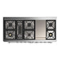 Ilve UM60FNR3BUCLP Ilve Um60Fnr3Buclp Majestic Iii 60 Inch Dual Fuel Range With 9 Burners And Griddle, Dual Function Burner Up To 25,000 Btu (Liquid Propane, Triple Glass Door, Burgundy, Chrome)