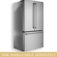 Monogram ZKLBLSCYSS Monogram Stainless Steel Side Panels For French Door Bottom Freezer - Left