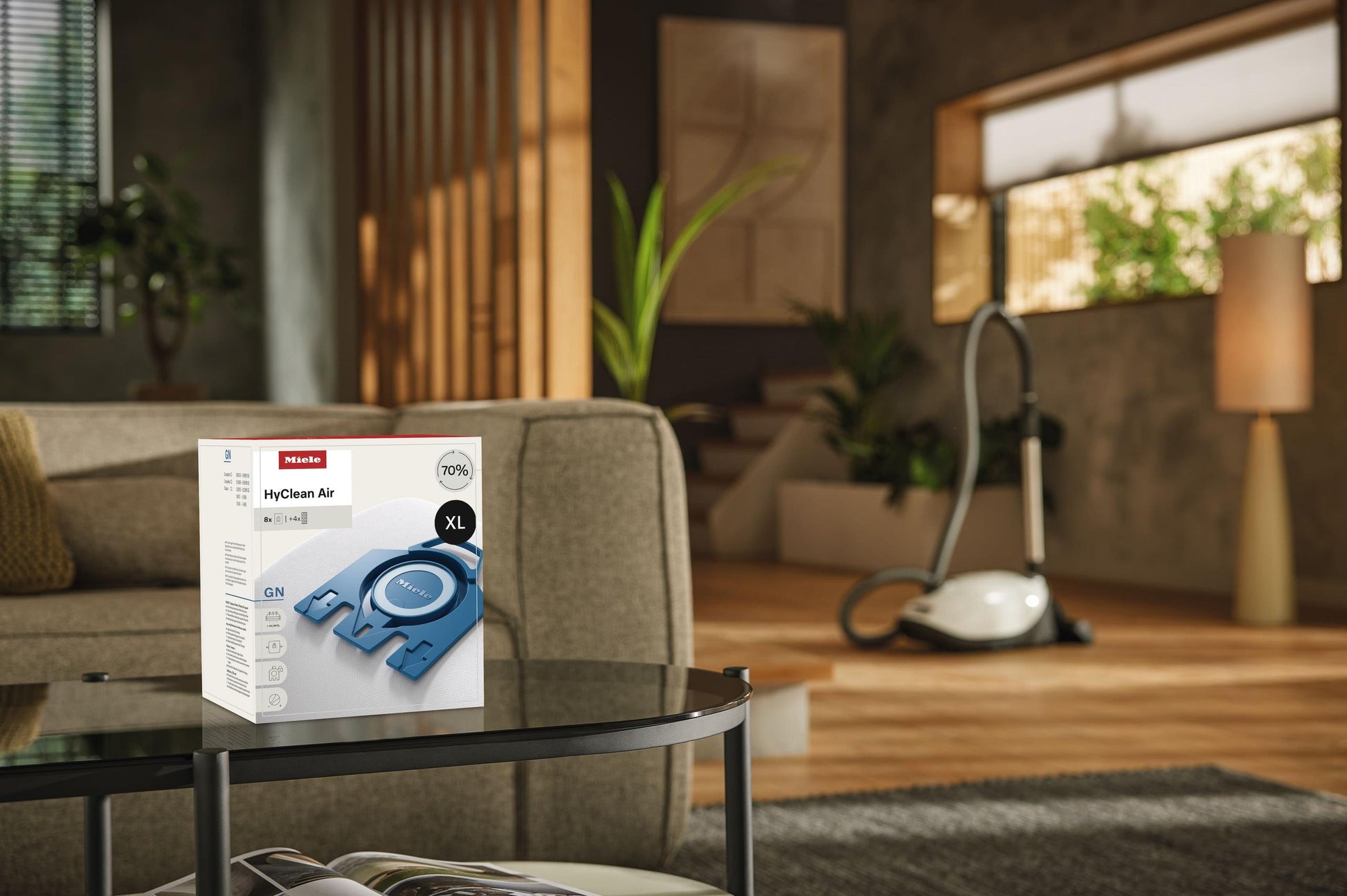 Miele GNXLHYCLEANAIR 8 Vacuum Bags At A Special Price - For Complete C2, Complete C3, Classic C1, S8, S5, S2.