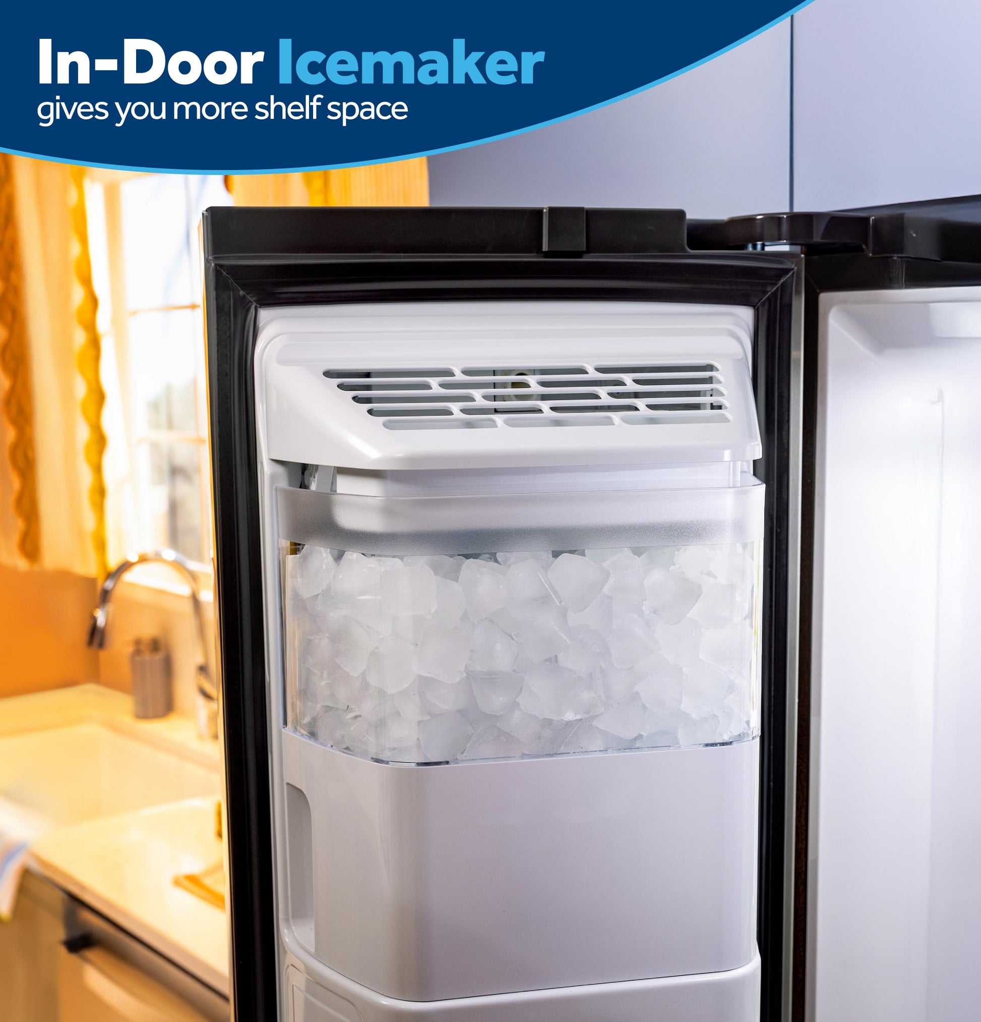 Ge Appliances GSS28PYYFS Ge® 27.7 Cu. Ft. Side-By-Side Refrigerator With Led Light Walls And Extra Tall Dispenser