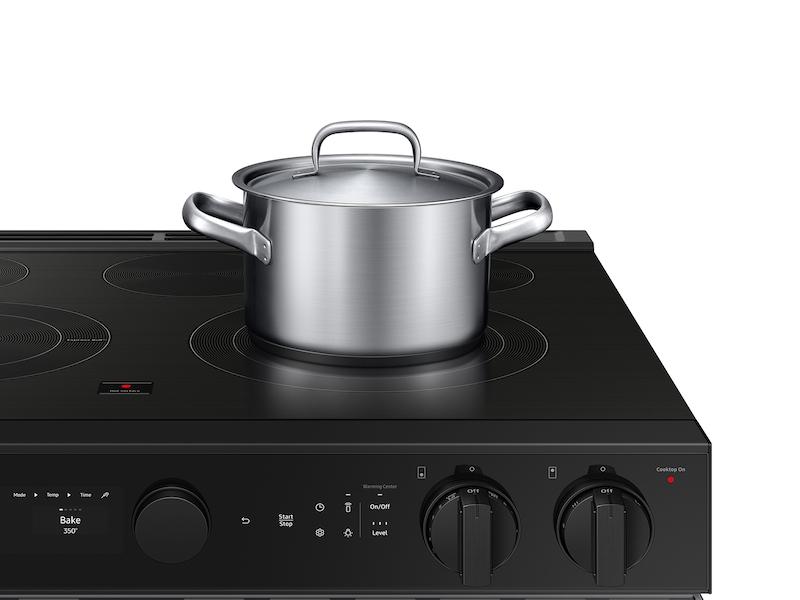 Samsung NSE6DG8500SR Bespoke 6.3 Cu. Ft. Smart Slide-In Electric Range With Air Sous Vide & Air Fry In Stainless Steel