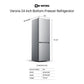 Verona VEFBF2411RISL Verona Vefbf2411Risl 24 Inch Bottom Freezer Refrigerator With 11.4 Cu. Ft. Total Capacity, Automatic Ice Maker, Sabbath Mode, Energy Star In Stainless Steel Look
