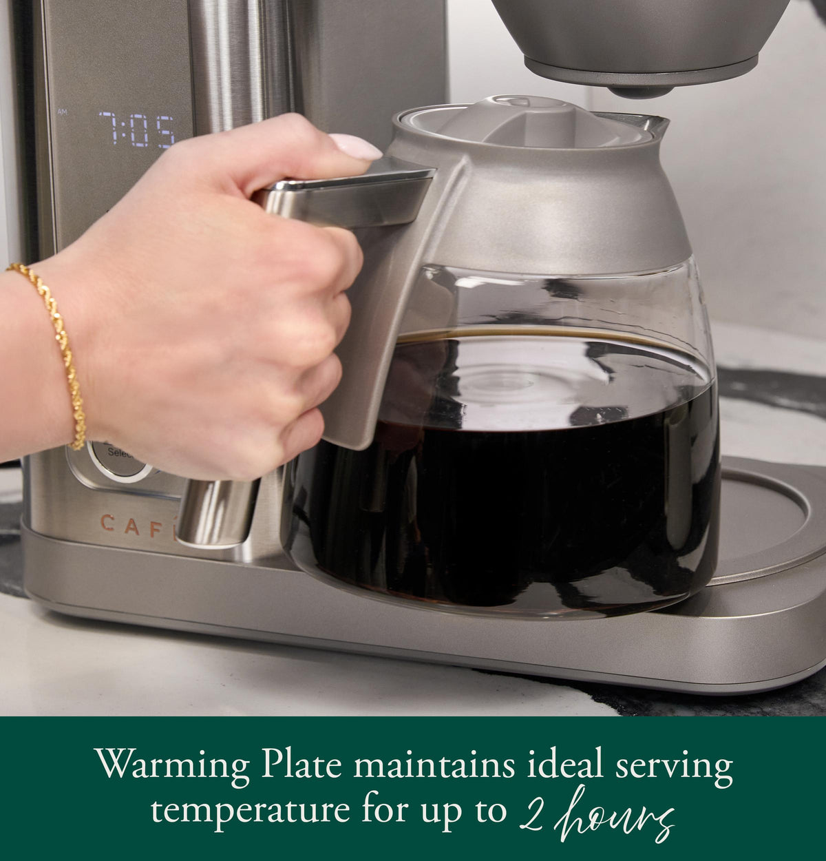 Cafe C7DGB11ZS1 Café™ Specialty Drip Coffee Maker With Glass Carafe
