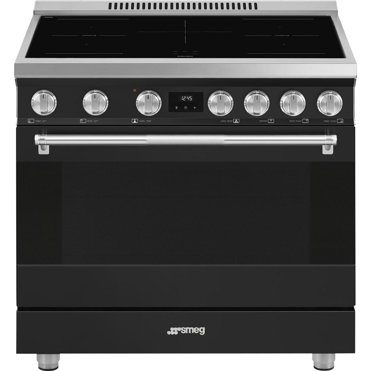 Smeg SPR36UIMAN Range Matt Black Spr36Uiman
