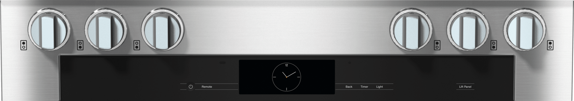 Miele HR19343LPDF Hr 1934-3 Lp Df Clean Touch Steel - 36" Range Dual Fuel Model With M Touch Controls