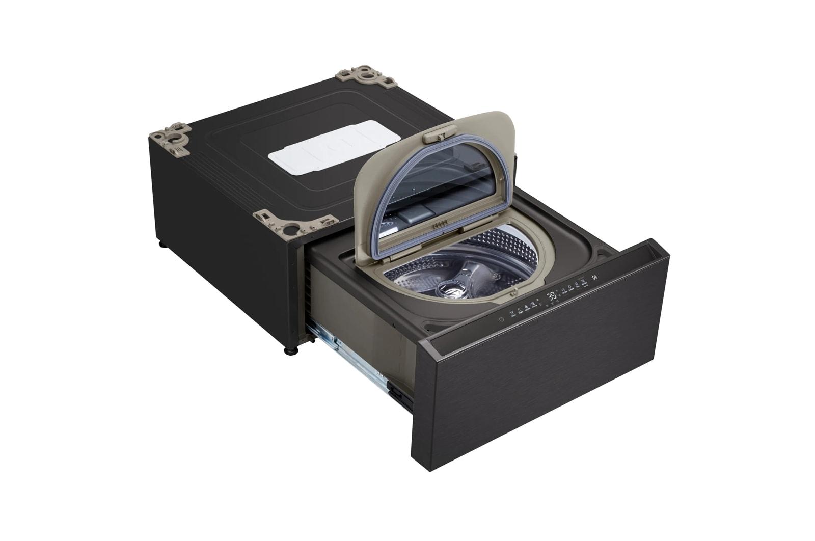 Lg WD405CB Lg Signature 1.0 Cu. Ft. 29 Inch Sidekick™ Pedestal Washer, Lg Twinwash™ Compatible