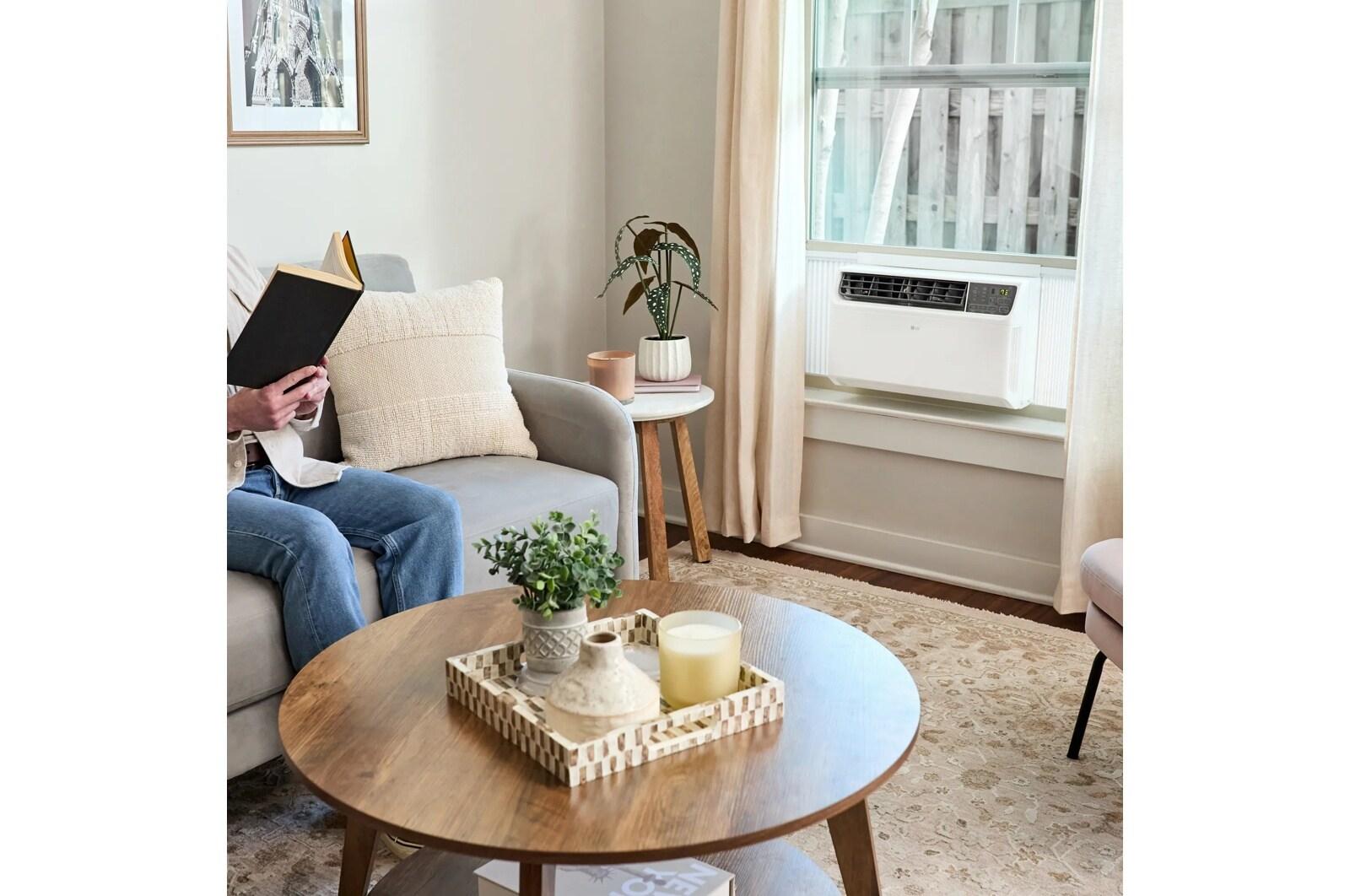 Lg LW8024IVSM 8,500 Btu Dual Inverter Energy Star Window Air Conditioner Cools Up To 380 Sq. Ft.