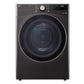 Lg DLHC4002B 7.4 Cu. Ft. Ultra Large Capacity Heat Pump Ventless Dryer, Wi-Fi Connectivity Black Steel