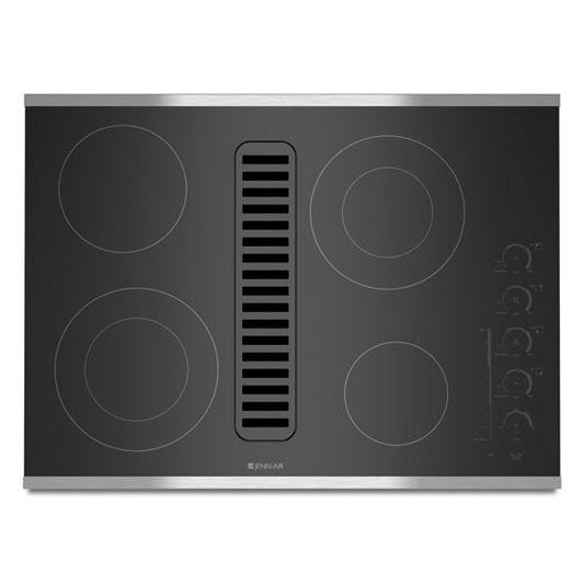 Jennair JED4430WS Jenn-Air® Electric Radiant Downdraft Cooktop With Electronic Touch Control, 30" - Stainless Steel