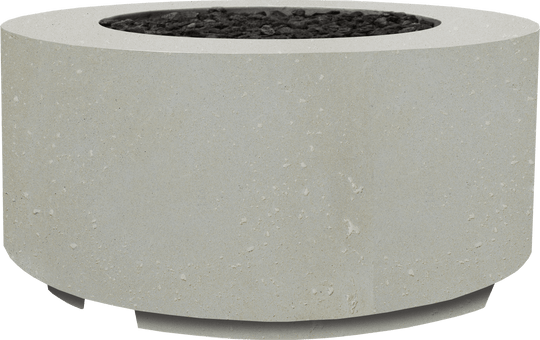 Xo Appliance XOFRND36LS Fire Cylinder 36" X 32" Natural Gas Fired Gfrc Limestone