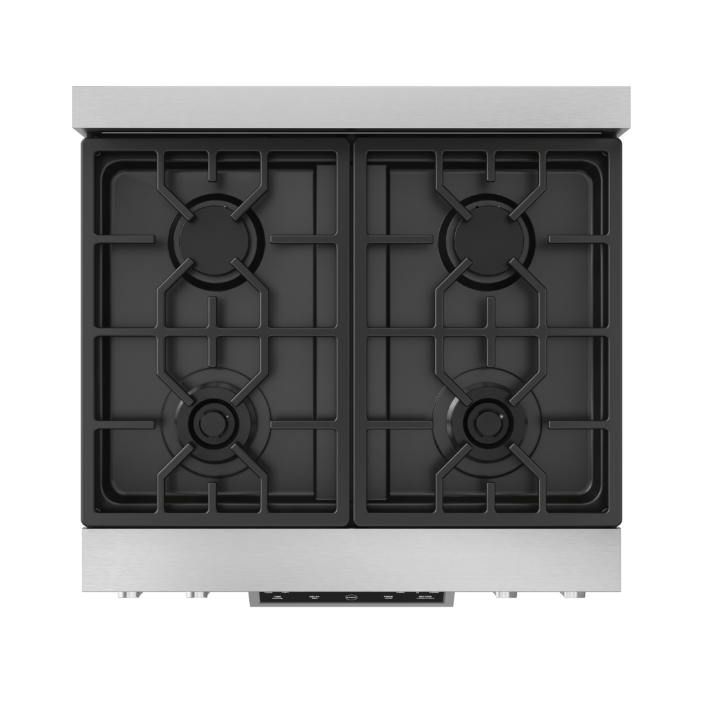 Thor Kitchen RSG30 30 Inch Professional Gas Range With Tilt Panel Touch Control In Stainless Steel Gordon Ramsay Series - Rsg30