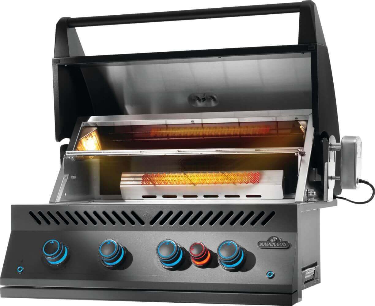 Napoleon Bbq BIG32RBNMK1 Built-In 700 Series 32 With Infrared Rear Burner , Natural Gas, Matte/Matt Black
