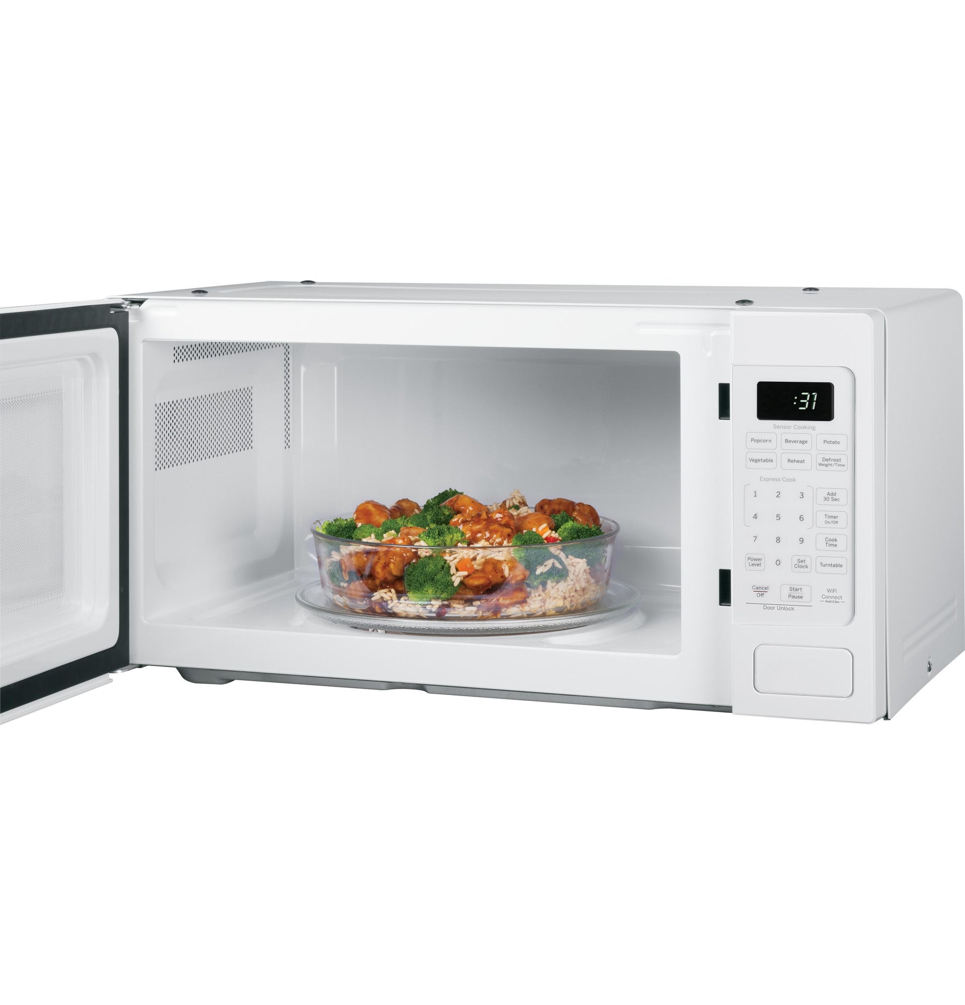 Ge Appliances PCHK11S1WWW Ge Profile&#8482; 1.1 Cu. Ft. Countertop Microwave Oven