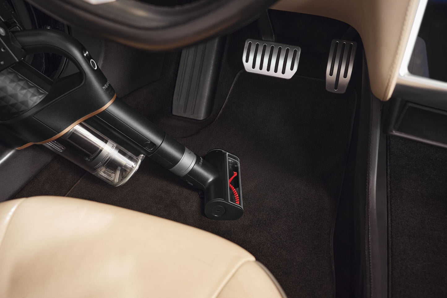 Miele HXEC20 Compact Handheld Brush - Ideal For Cleaning Carpets, Upholstery, And Car Seats.