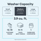 Element Appliance ENTW3925EW Element 3.9 Cu. Ft. Top Load Washer With Agitator - White (Entw3925Ew)