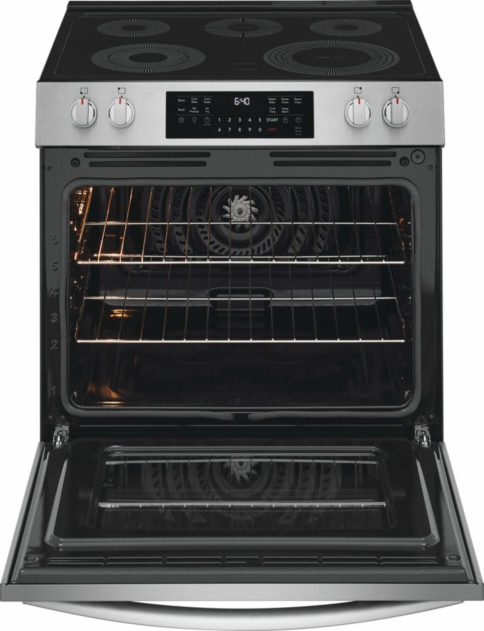 Frigidaire GCFE3059BF 30" Front Control Electric Range With Total Convection - Thumbnail 3