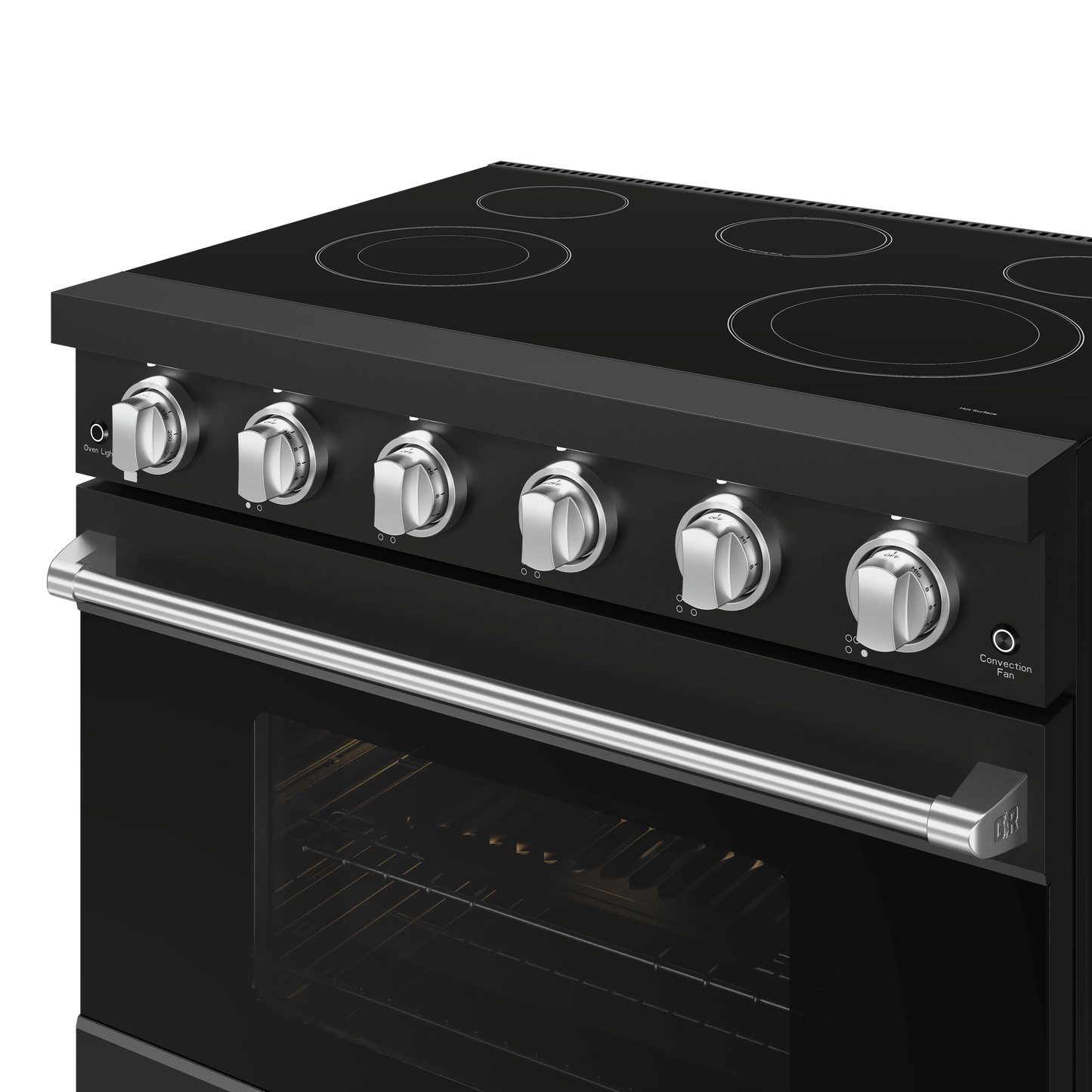 Thor Kitchen RSE36PBSS 36 Inch Professional Electric Range In Black/Stainless Steel Gordon Ramsay Series
